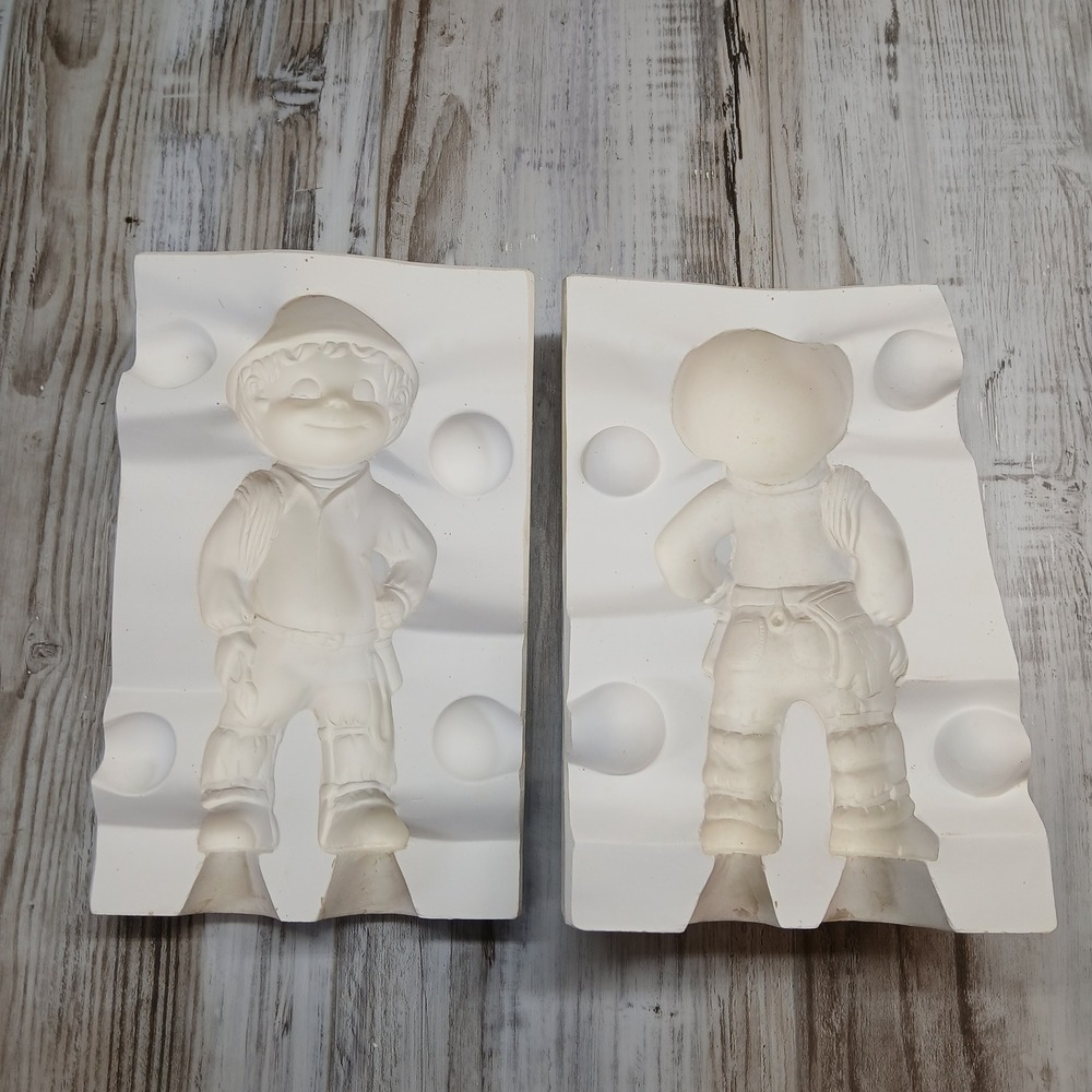 Kentucky Mold Co K-206 Electrician Boy Ceramic Slip Casting Mold Vintage 8 Inch